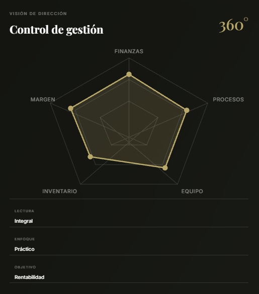 infografía del servicio de Consultoría empresarial y control financiero